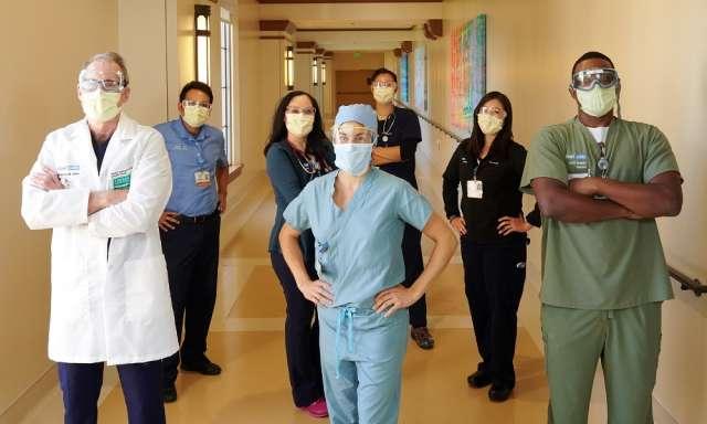 Team of doctors and nurses